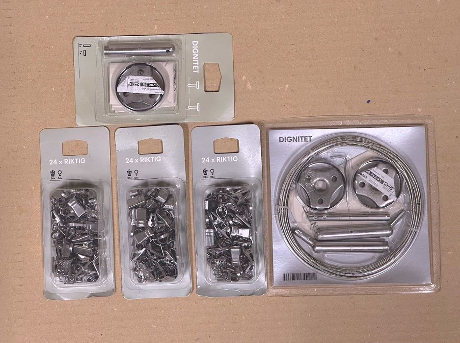 Sistema IKEA para pendurar cortinados