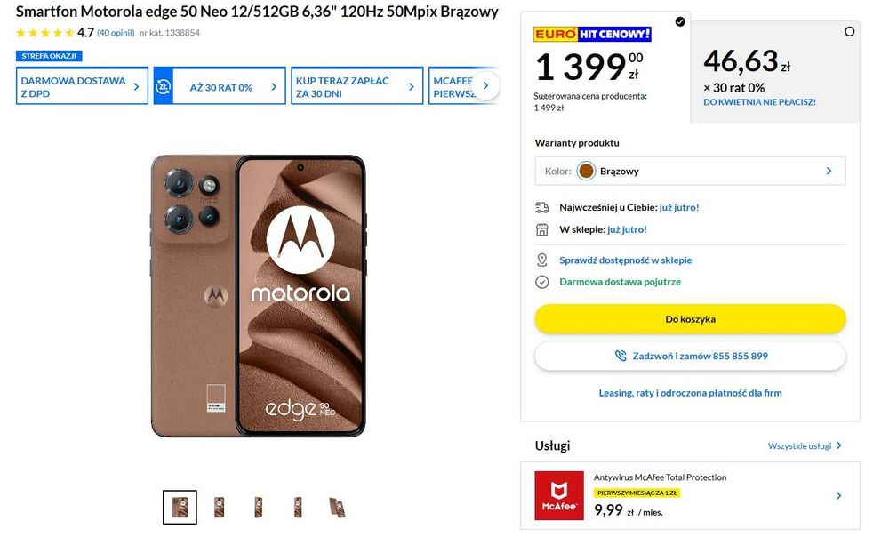 Motorola Edge 50 Neo 5G 12/512GB