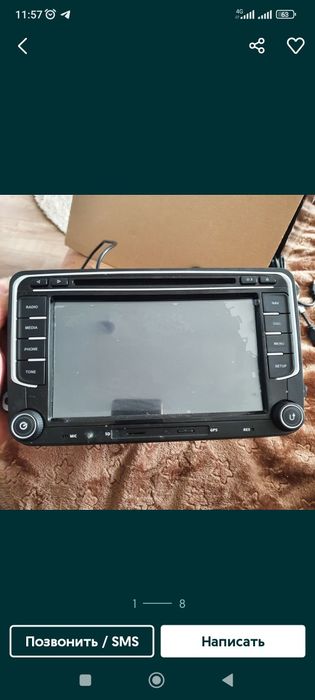 Магнитола vw colf skoda