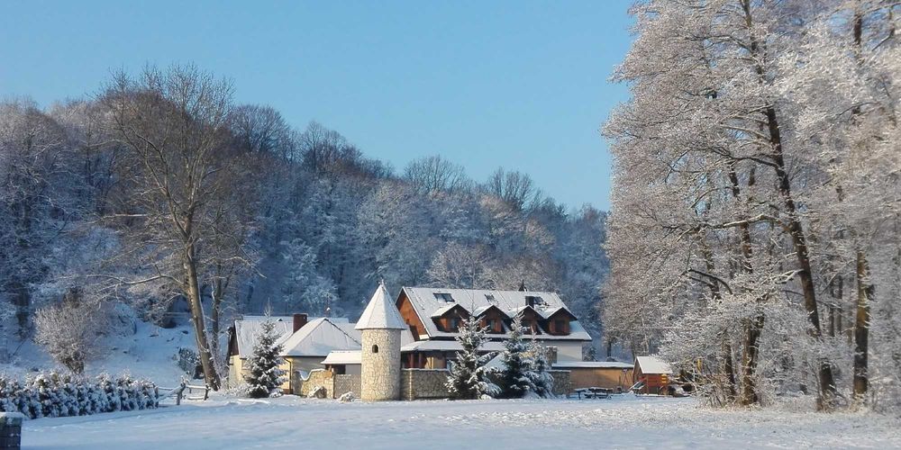 Noclegi domki, pokoje, jacuzzi, sauna, kominek, balia jura Ogrodzieniec Podlesice