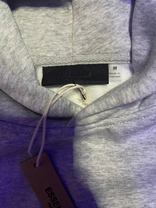 Худі Essentials Fear Of God/есентіалс нові в сірому кольорі