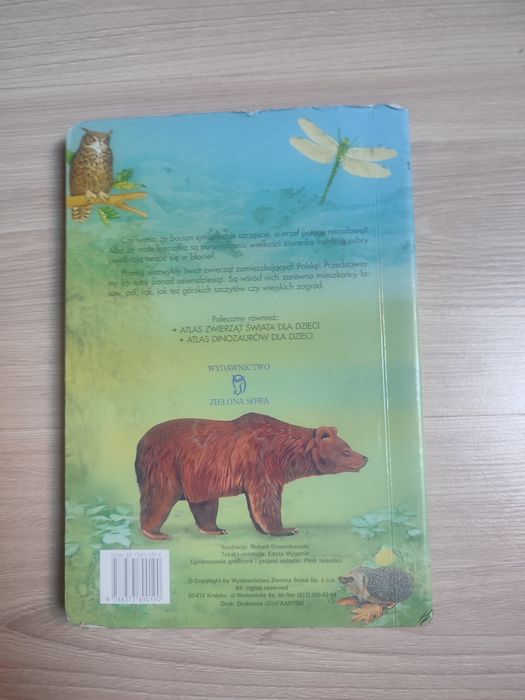Atlas zwierząt Polski dla dzieci