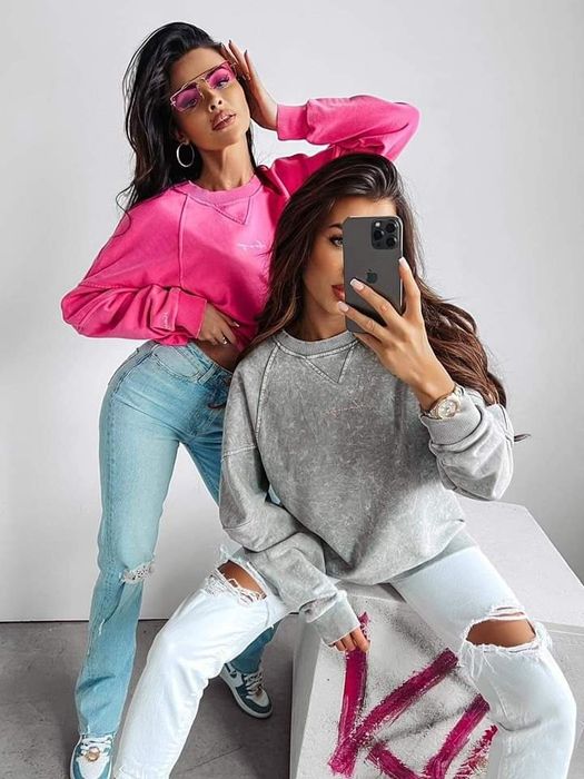 Bluza damska Olavoga Linda Uni różowa