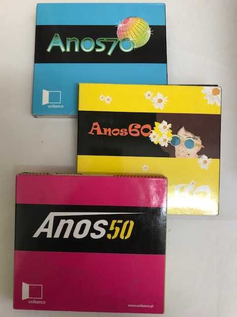 CDS com musicas dos anos 50 ,60 e 70, e diversos outros