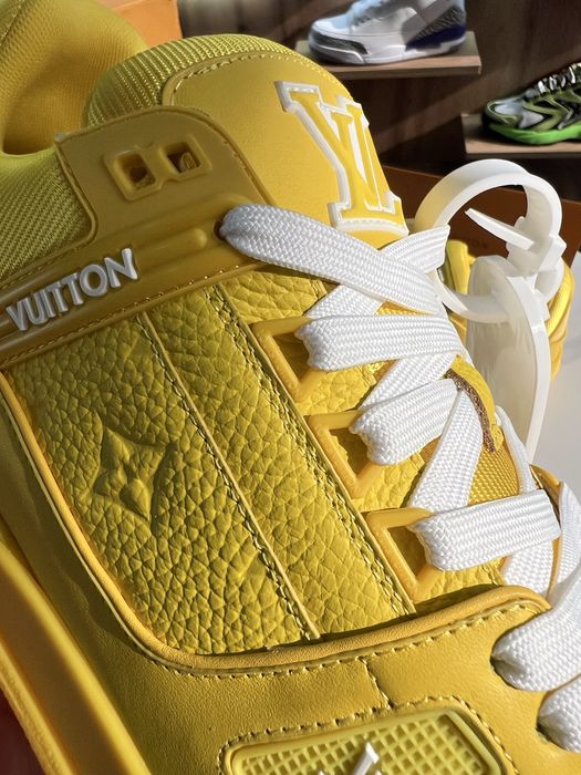Кросівки Louis Vuitton Trainer Yellow / White LV