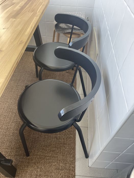 Cadeiras IKEA pretas