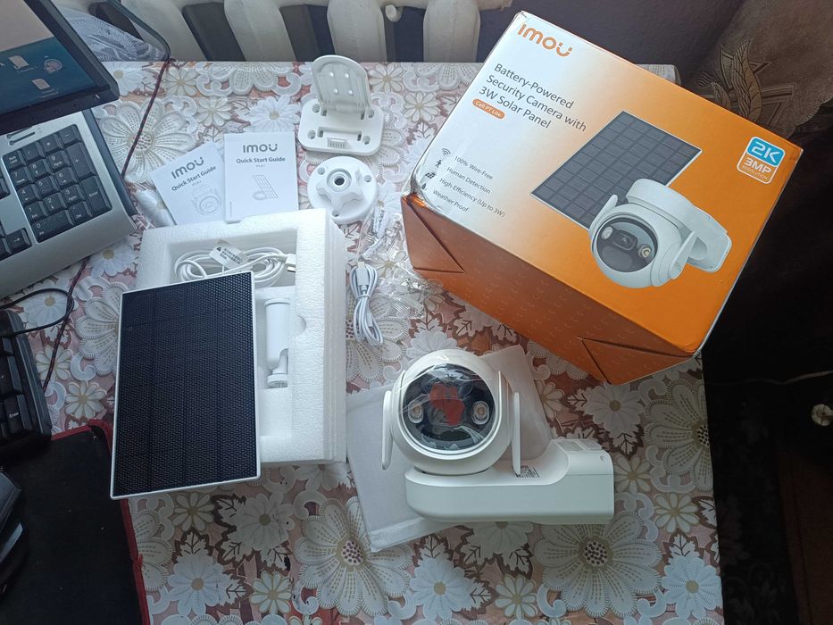 Аккумуляторная Wi-Fi IP-камера IMOU Cell PT Lite 3MP поворотная панель