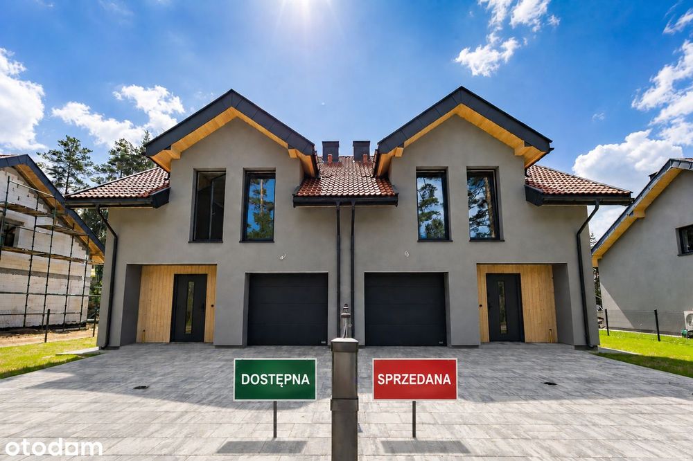 Wyjątkowy bliźniak w Naterkach 5min od Olsztyna, dostępny od ręki.