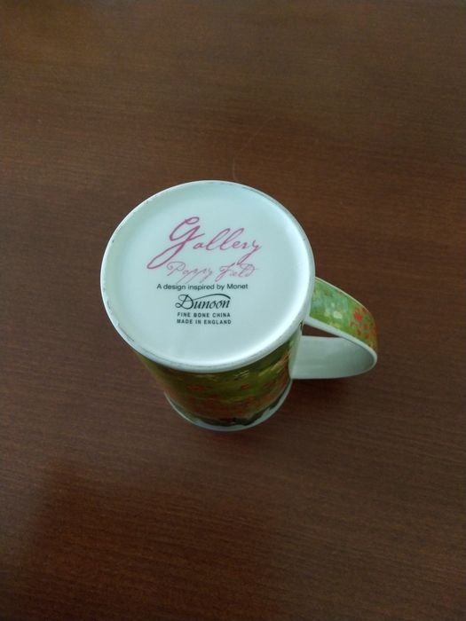 Caneca porcelana inglesa Dunnon com desenho de Claude Monet