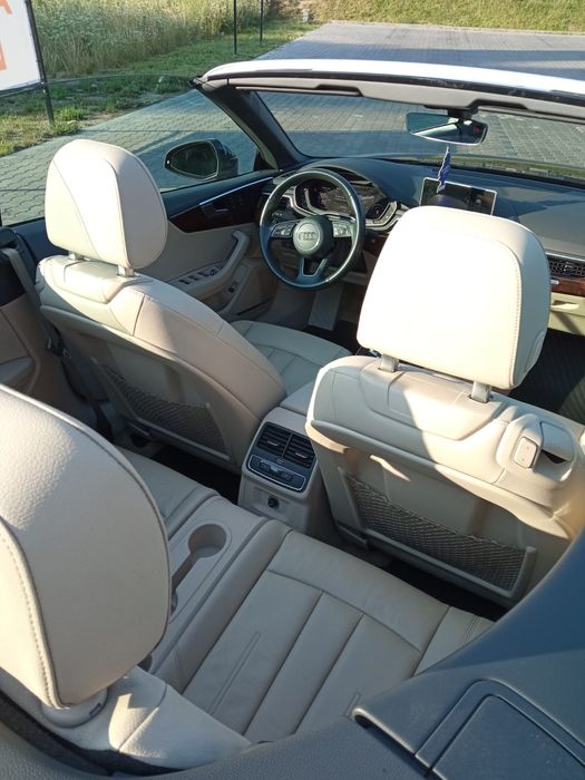 Audi A5 cabrio 2018r.  2.0 252KM Quattro automat stan bdb