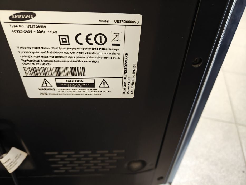 Telewizor Samsung 3D UE37D6500VS 37"