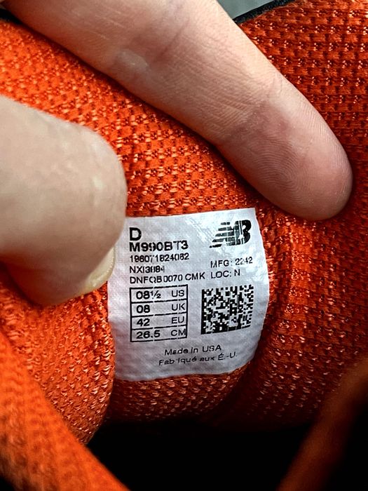 New Balance 990v3 Made In USA