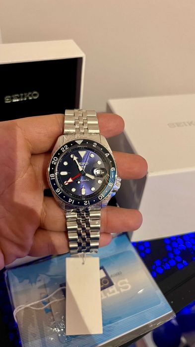 Seiko 5 Sports GMT SSK003K1 – Novo – Full Set
