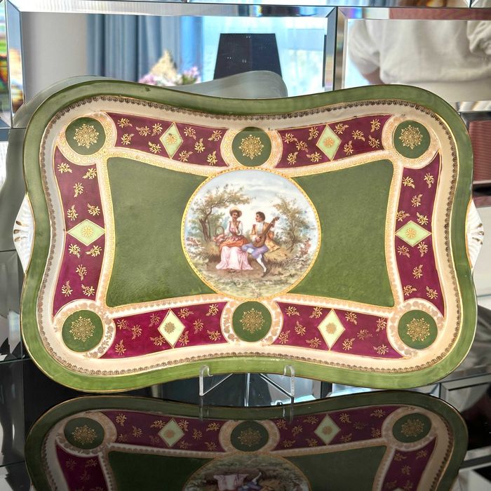 Taca porcelanowa z wytwórni Victoria z Czechosłowacji