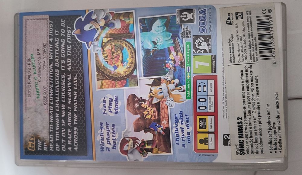 Up! Altamente para PSP + Sonic Rivals 2 (testados/funcionais)