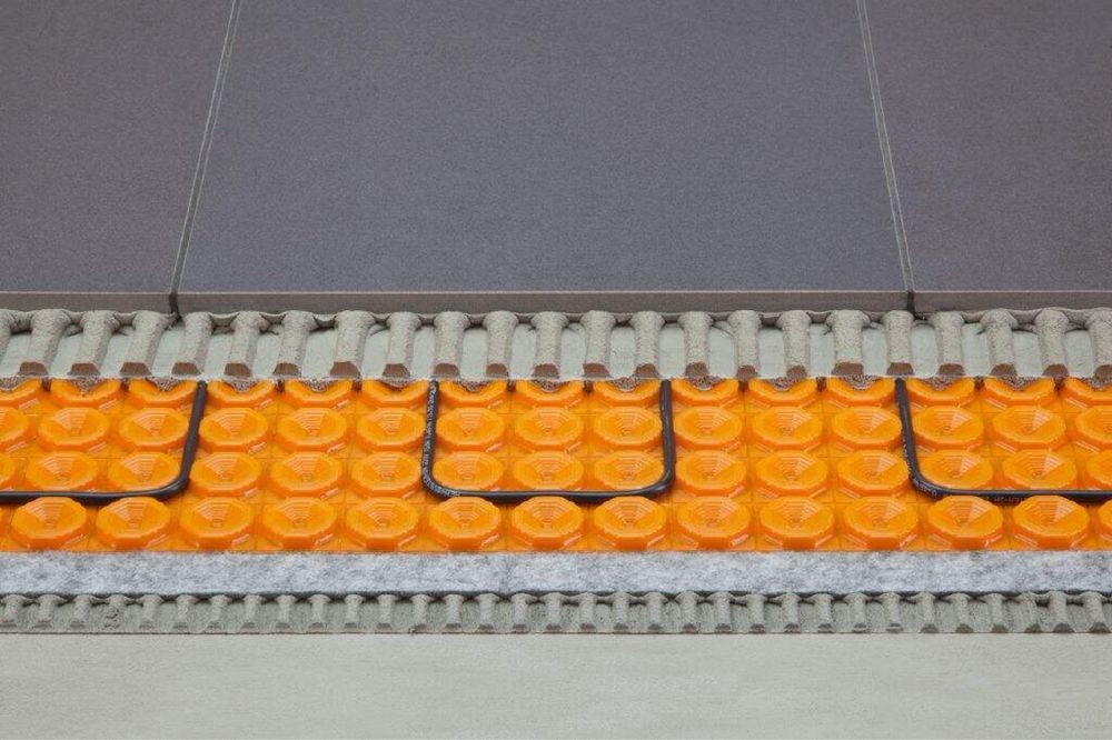 Tela piso radiante eléctrico: Schlüter-DITRA-HEAT-DUO