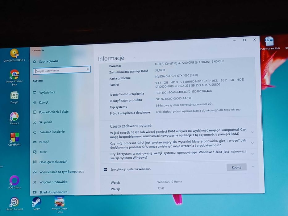 Komputer stacjonarny