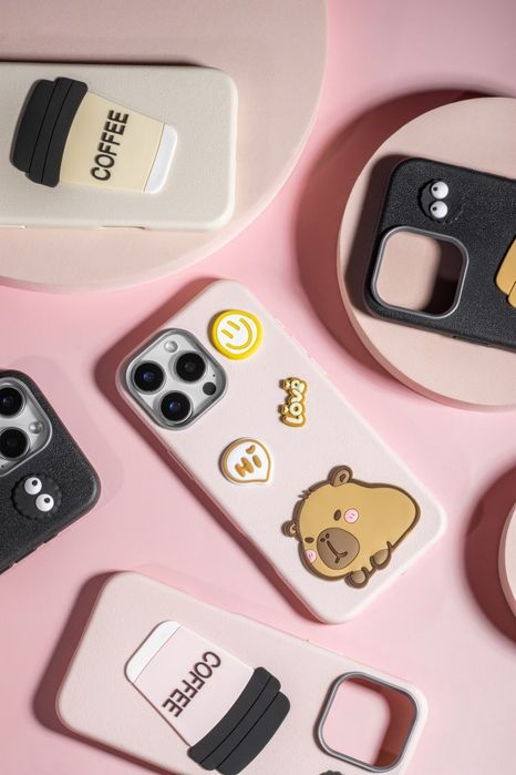 Дитячий чохол монстр кава кофе капібара карибара детский  чехол