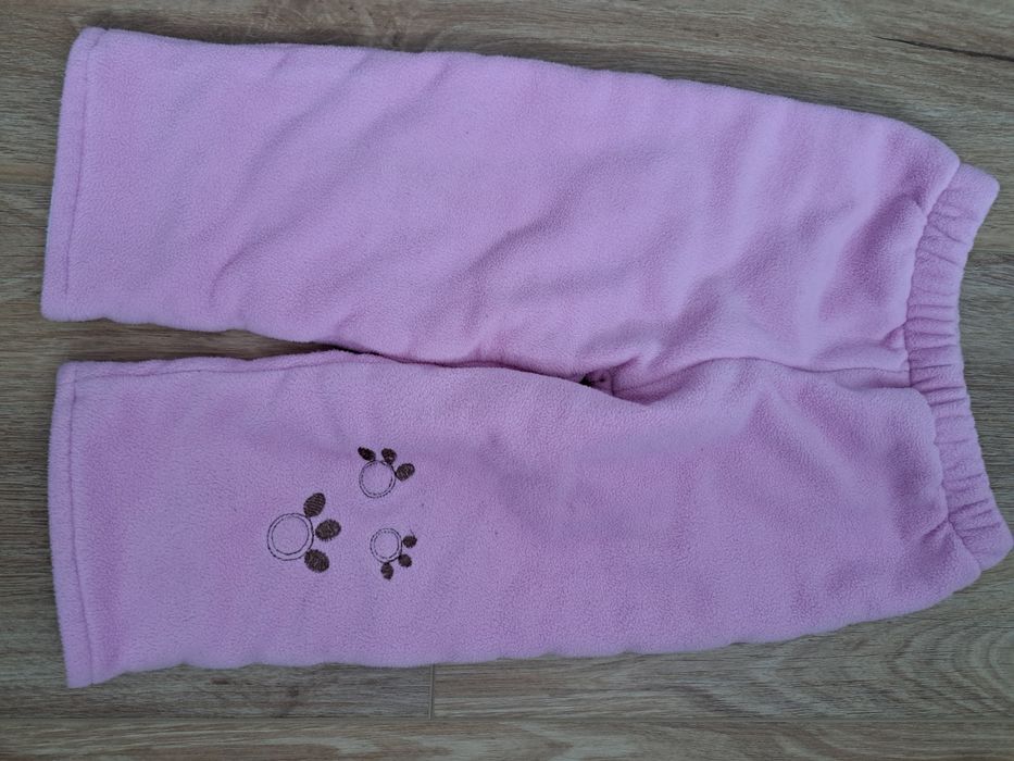 Polarowe spodnie 6-9 msc