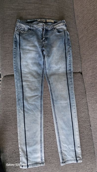 Denim spodnie jeansy damskie 40