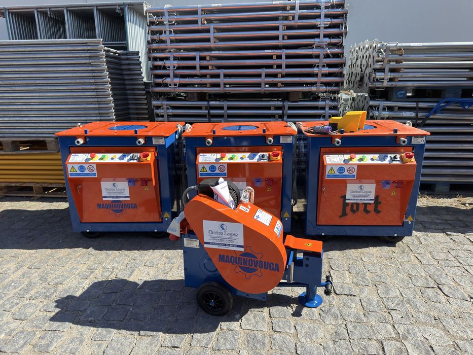 Máquina Cortar e Dobrar Ferro 30x35 Réguas longas NOVA