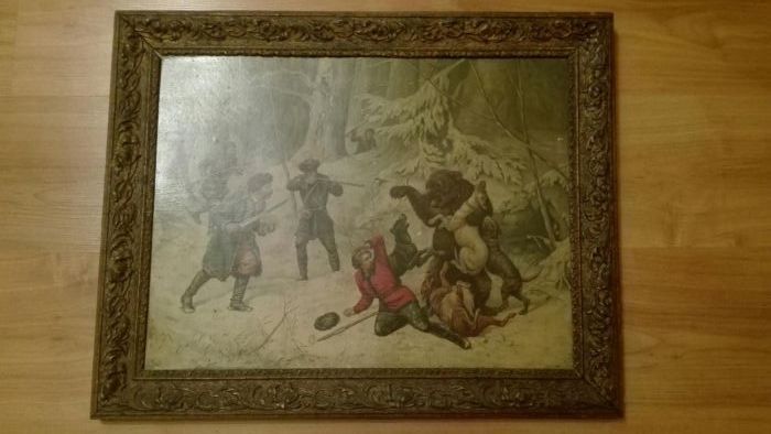 Sprzedam stary oleodruk, polowanie na niedźwiedzia.