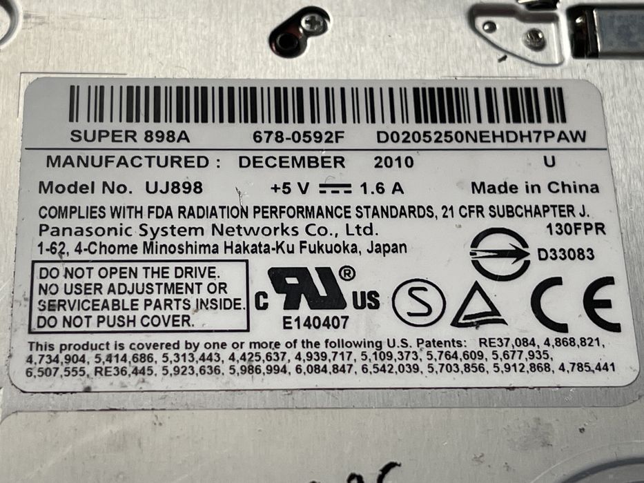 MacBook SuperDrive – Fully Functional, Compatible with Multiple Models64739083206658122