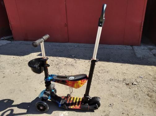 Самокат беговел 5в1