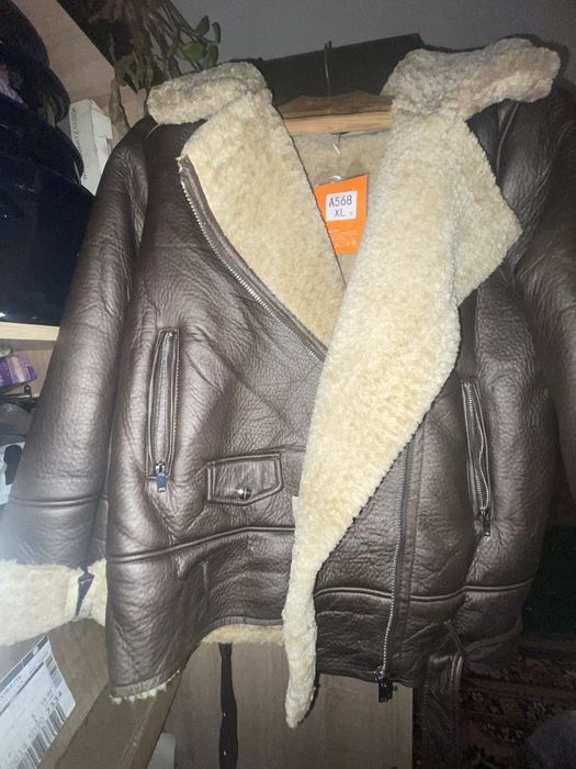 Кожанка  Xl колір коричневий