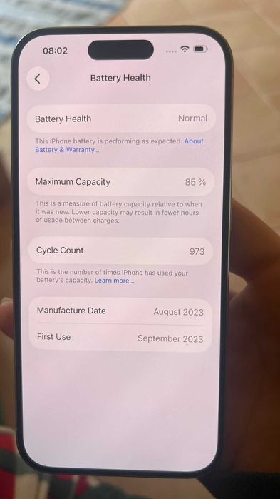 Iphone 15 Pro 256GB Dual SIM - Como novo