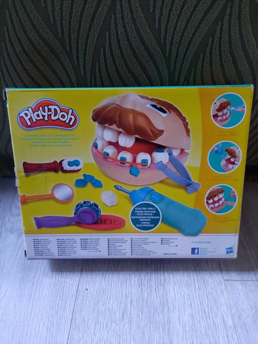 Playdoh dentysta- zestaw(karton,instrukcja),bez cistoliny