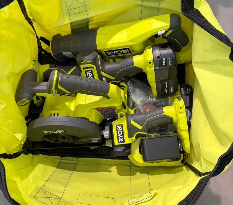 Zestaw 6 narzędzi akumulatorowych RYOBI 18V  PCL1600K2