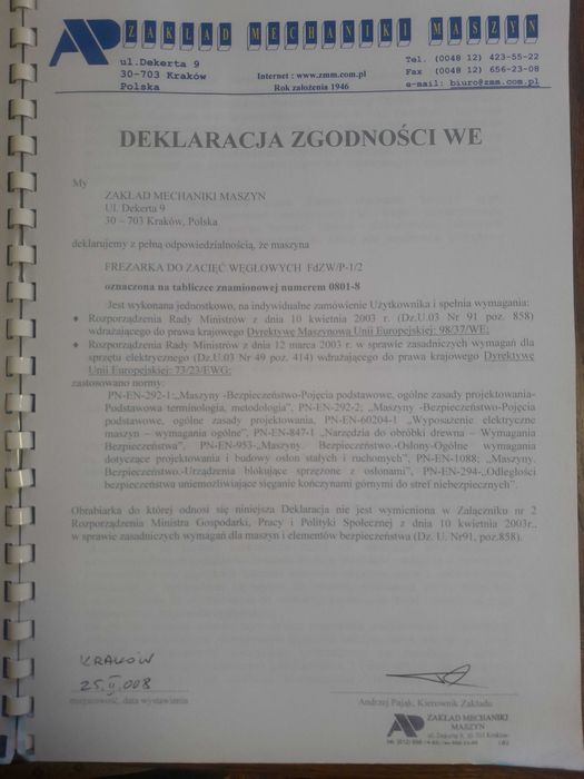 Frezarka do zacięć węgłowych