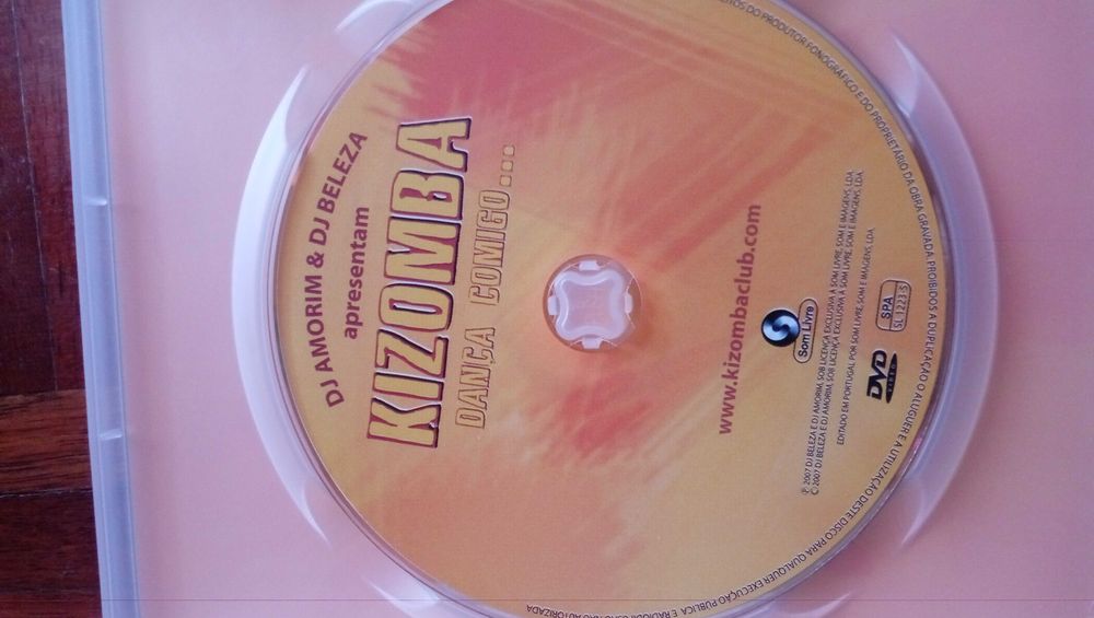 DVD Kizomba Dança Comigo