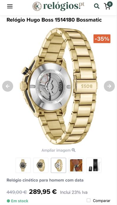 Relógio BOSS Matic NOVO
