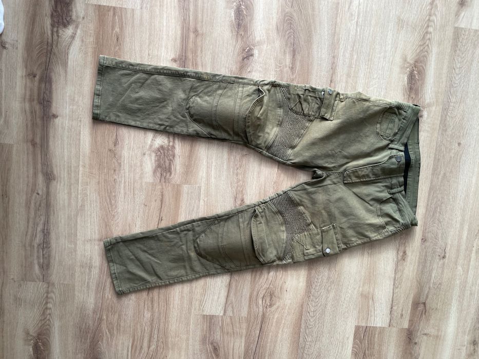 Pantalones Moto Hombre con Retirable Armadura Forro Protección Interior