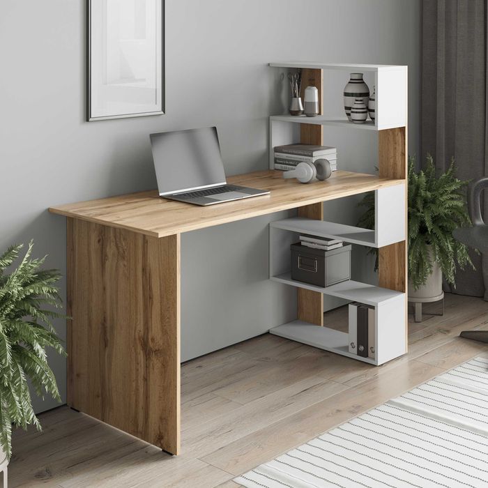 Стол компьютерный с полками (стеллажем) СТК-05. АКЦИЯ!