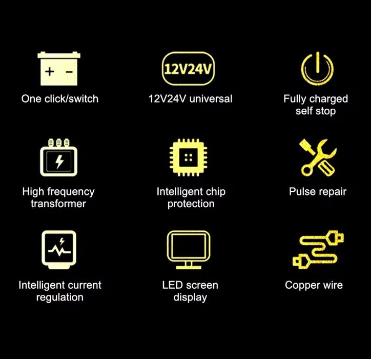 Carregador de barerias 12V/24V NOVO