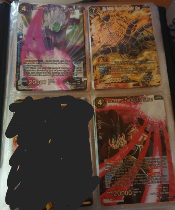 Conjunto cartas Dragon ball Super