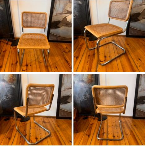 Thonet s32 Marcel Breuer krzesło Bauhaus. Produkcja 1996rok.