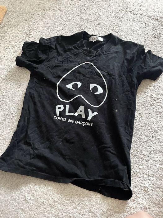 футболка play comme des garcons