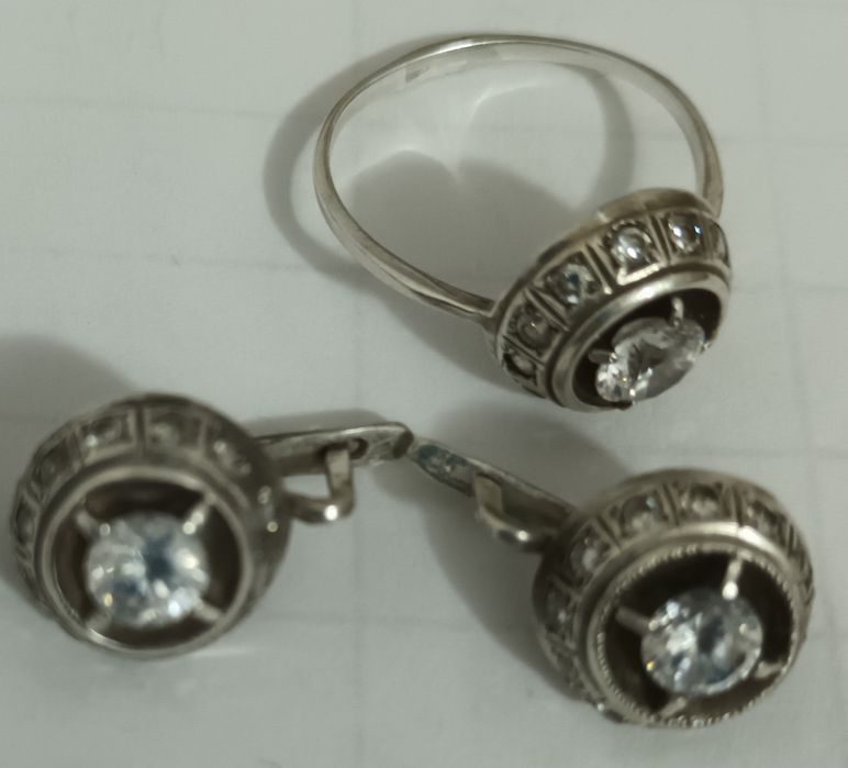 Шикарный комплект з СССР, проба925