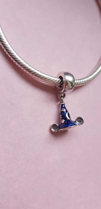 charms zawieszka srebro 925 Czarodziejska czapka myszki Miki
