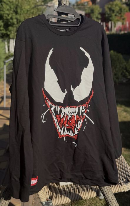 Лонгслів Venom Crop чорний
