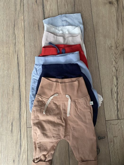 zestaw spodenek dla niemowlaka rozmiar 68