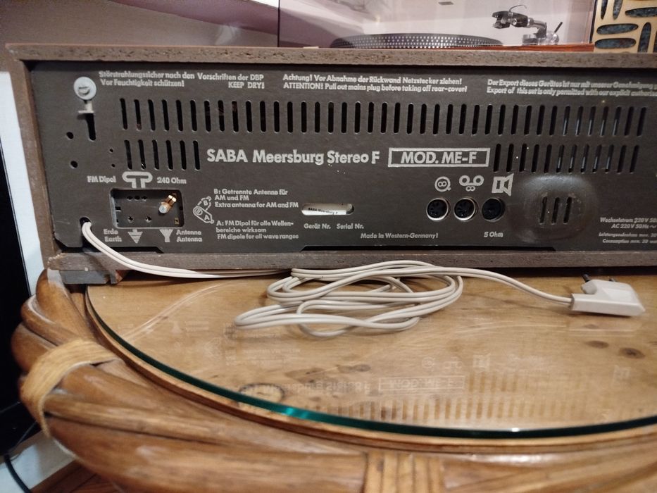 Saba Mersburg stereo F