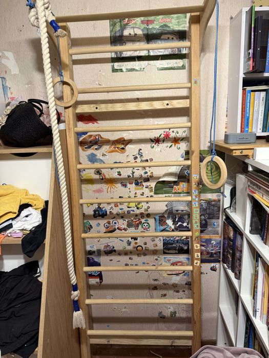 Дитячий турнік - стінка - канат