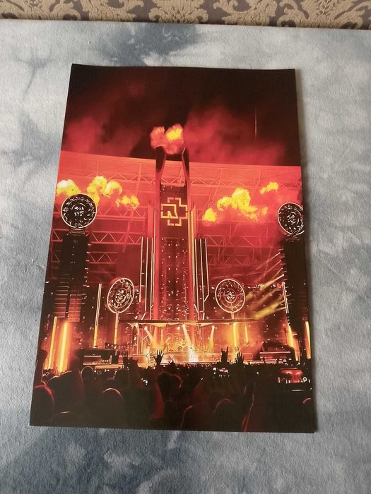 plakat zespołu muzycznego rammstein