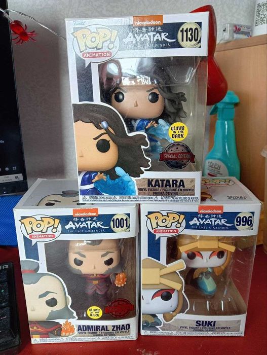 Funko Pop Avatar: The Last Airbender | Katara, Kyoshi, Ozai