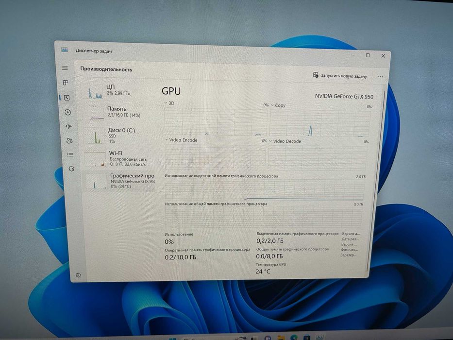 Игровой ПК Intel 4 core / 16Gb RAM/ GTX950 2Gb / SSD 120Gb